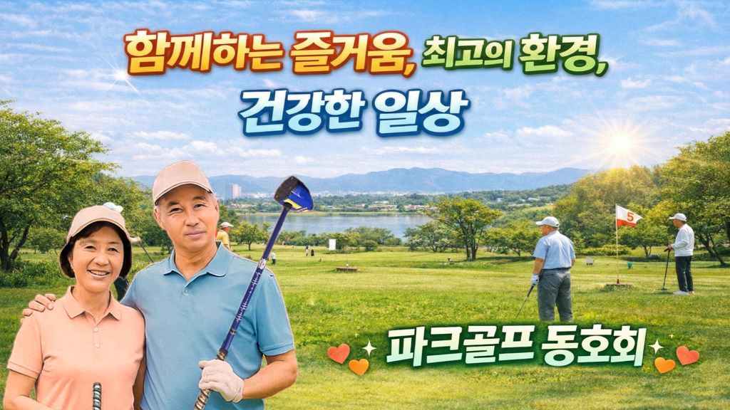 함께하는 즐거움, 최고의 환경, 건강한 일상 — 파크골프 동호회